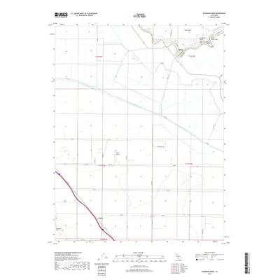 2018 Map of Eldorado Bend, 2018 Print