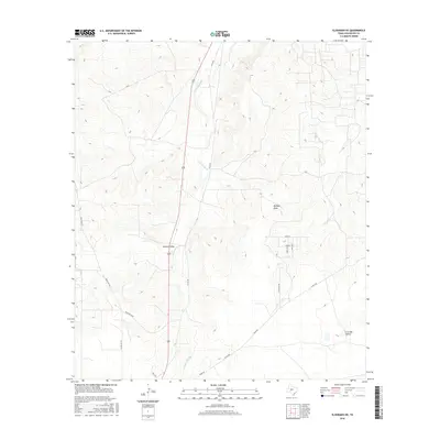 2016 Map of Eldorado NE, 2016 Print