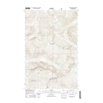 2014 Map of Eldorado Peak, 2014 Print