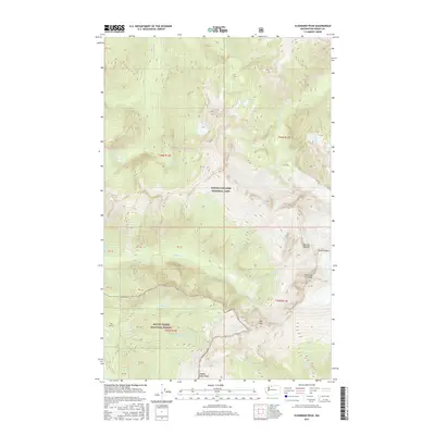 2017 Map of Eldorado Peak, 2017 Print
