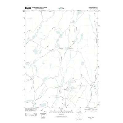 2013 Map of Eldred, 2013 Print