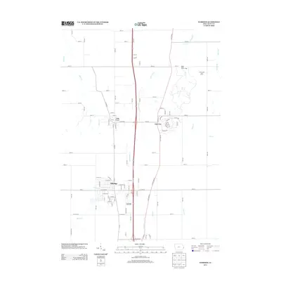2013 Map of Eldridge, 2013 Print