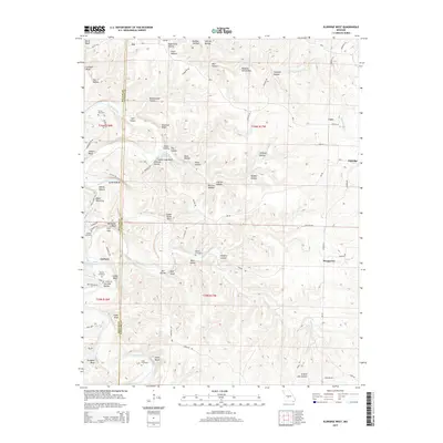 2015 Map of Eldridge West, 2015 Print