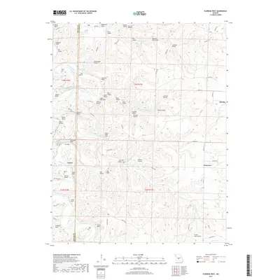 2017 Map of Eldridge West, 2017 Print