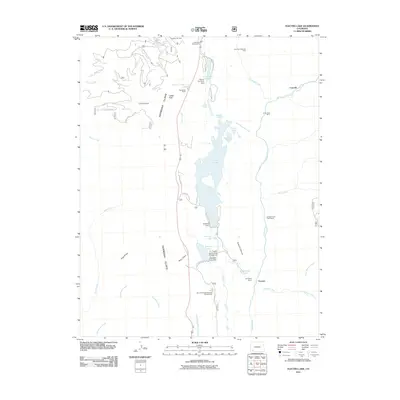 2011 Map of Electra Lake, 2011 Print