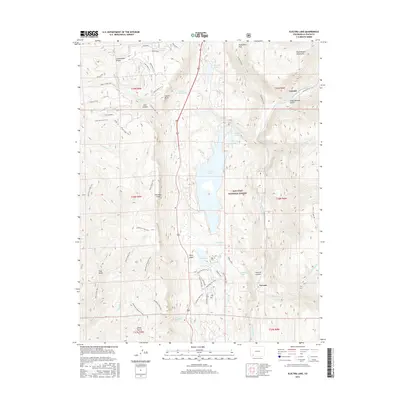 2016 Map of Electra Lake, 2016 Print