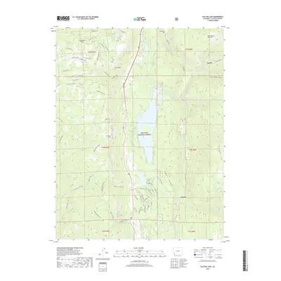 2019 Map of Electra Lake, 2019 Print