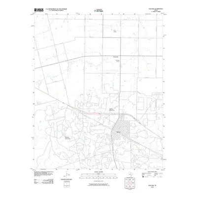 2010 Map of Electra, 2010 Print