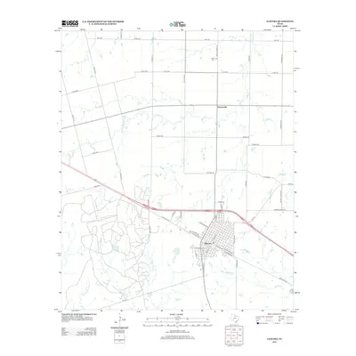 2012 Map of Electra, 2012 Print