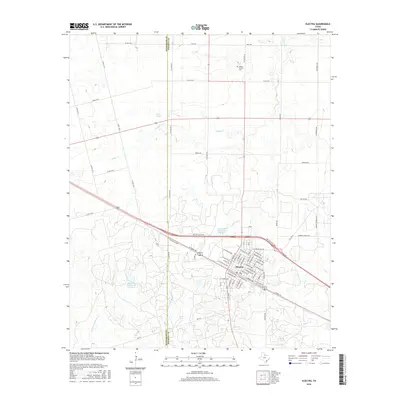 2016 Map of Electra, 2016 Print