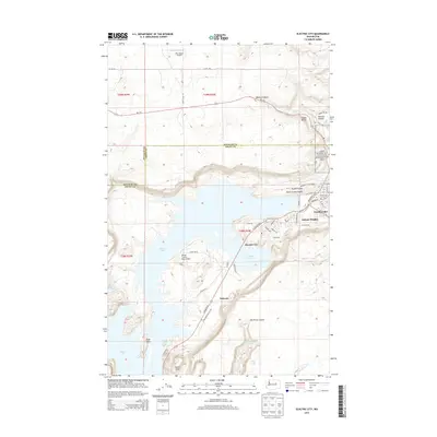 2014 Map of Electric City, 2014 Print