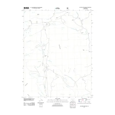 2011 Map of Electric Mountain, 2011 Print
