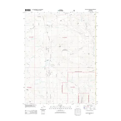 2013 Map of Electric Mountain, 2013 Print
