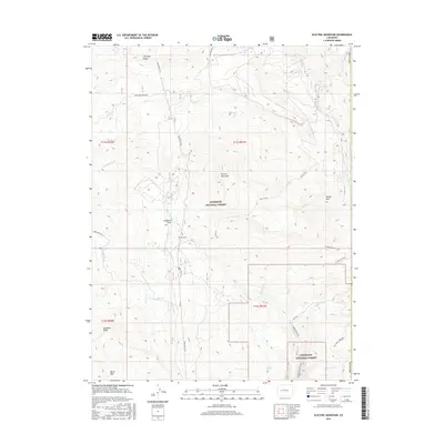 2016 Map of Electric Mountain, 2016 Print