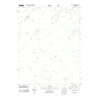 2011 Map of Electric Peak, 2011 Print