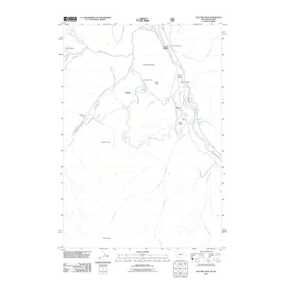 2011 Map of Electric Peak, 2011 Print