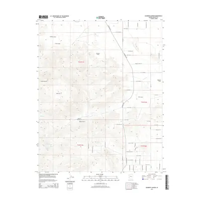 2014 Map of Elements Canyon, 2014 Print
