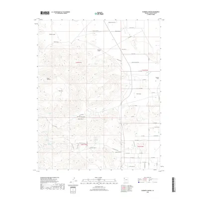 2018 Map of Elements Canyon, 2018 Print
