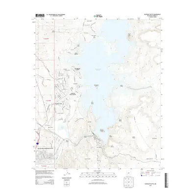 2013 Map of Elephant Butte, 2013 Print