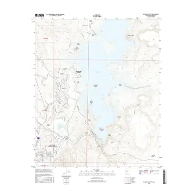 2017 Map of Elephant Butte, 2017 Print