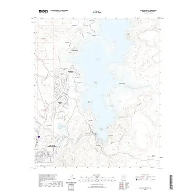 2020 Map of Elephant Butte, 2020 Print