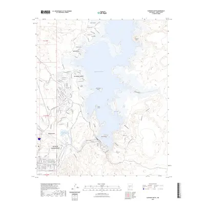 2023 Map of Elephant Butte, 2023 Print