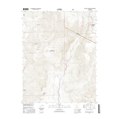 2016 Map of Elephant Head Rock, 2016 Print