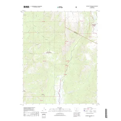 2019 Map of Elephant Head Rock, 2019 Print