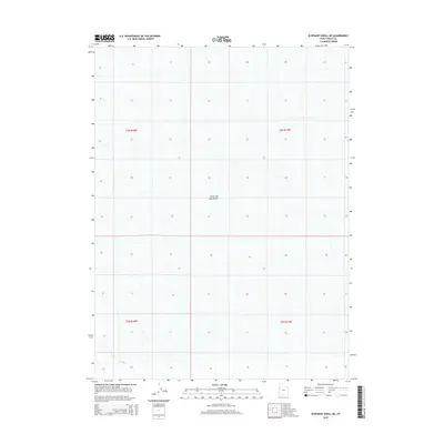 2014 Map of Elephant Knoll NE, 2014 Print