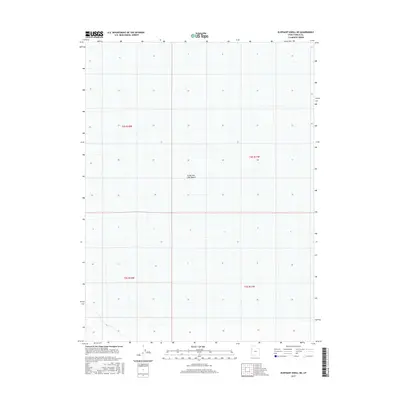 2017 Map of Elephant Knoll NE, 2017 Print