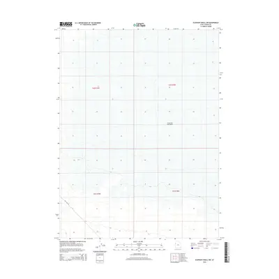 2014 Map of Elephant Knoll NW, 2014 Print