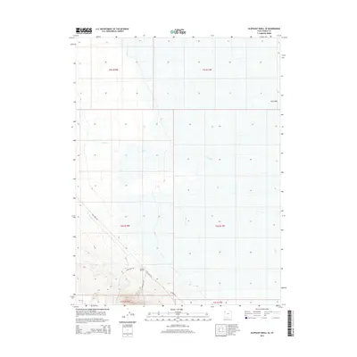 2014 Map of Elephant Knoll SE, 2014 Print