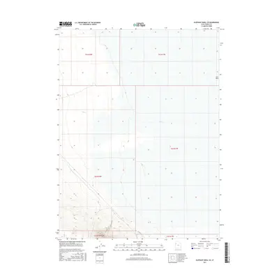 2017 Map of Elephant Knoll SE, 2017 Print