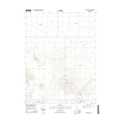 2014 Map of Elephant Knoll, 2014 Print