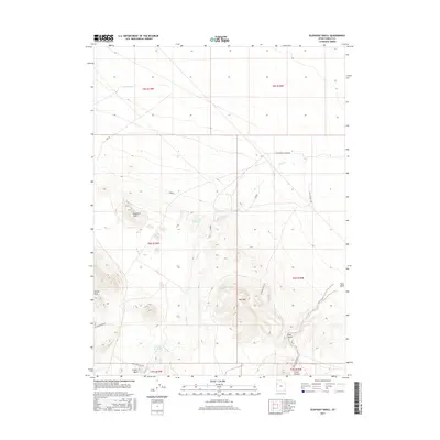 2017 Map of Elephant Knoll, 2017 Print