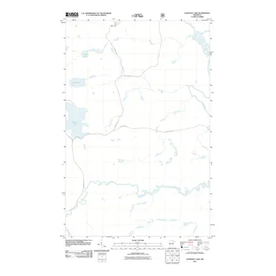2011 Map of Elephant Lake, 2011 Print