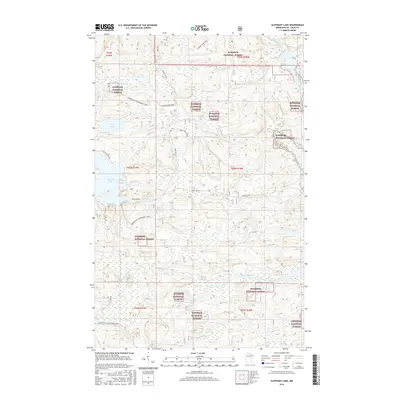 2016 Map of Elephant Lake, 2016 Print