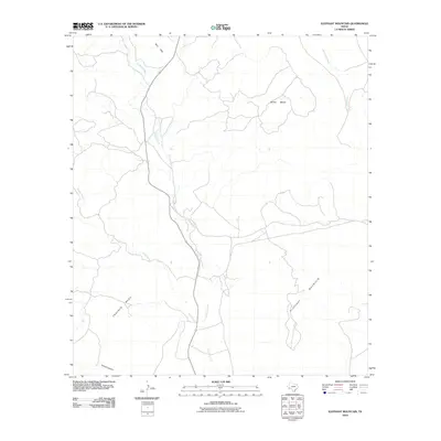 2010 Map of Elephant Mountain, 2010 Print