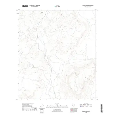 2019 Map of Elephant Mountain, 2019 Print