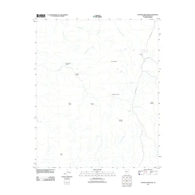 2011 Map of Elephant Mountain, 2011 Print