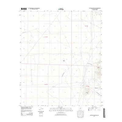 2013 Map of Elephant Mountain, 2013 Print