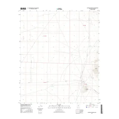 2017 Map of Elephant Mountain, 2017 Print