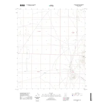 2020 Map of Elephant Mountain, 2020 Print