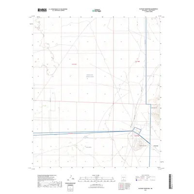 2023 Map of Elephant Mountain, 2023 Print