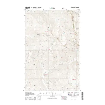 2014 Map of Elephant Peak, 2014 Print