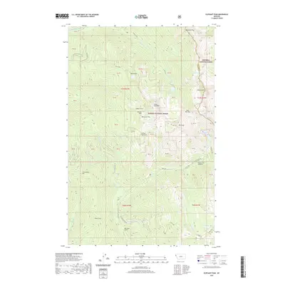 2020 Map of Elephant Peak, 2020 Print