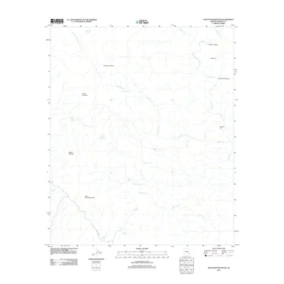 2011 Map of Elevator Mountain, 2011 Print