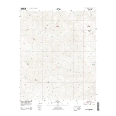 2014 Map of Elevator Mountain, 2014 Print