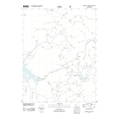 2011 Map of Elevenmile Canyon, 2011 Print