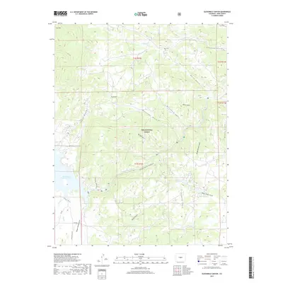2019 Map of Elevenmile Canyon, 2019 Print